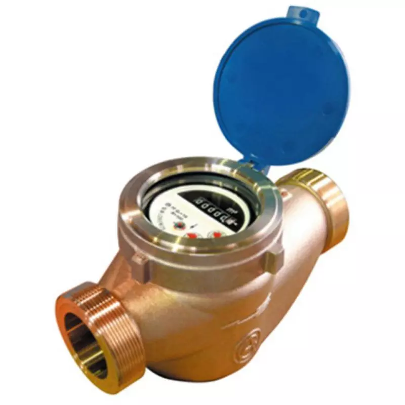 Aichi Tokei Denki Water Meter H (horizontal) Mounting Direction 1 L Minimum Scale Bismuth bronze castings Case, PDY50 (without hardware)