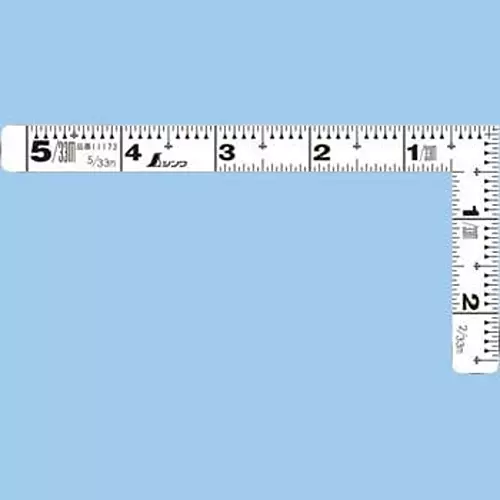 Shinwa Rules Curved Scale Flat White for Measurement 160(80)x15x1 mm, 62070128-picture-16