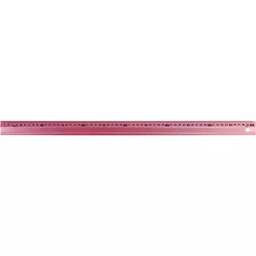 Shinwa Rules Anti-slip Aluminum Straight Scale Arusuke Pale Pink, 68536982-picture-17