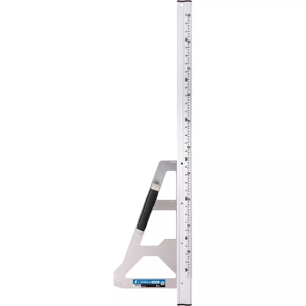 Shinwa Rules Circular Saw Guide Ruler L Angle Karupita Combined Scale 1162x303x70 mm, 73207