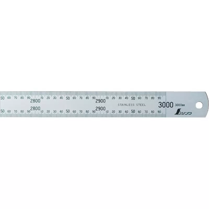 Buy Shinwa Rules Straight Ruler Silver ±0.5 mm Length Tolerance, 13072 ...
