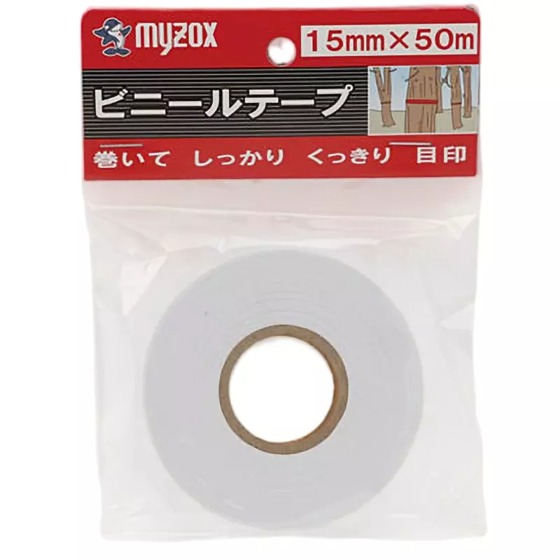 Myzox Vinyl Tape Non-stick Type 15.0 mm Tape Width 50.0 m Tape Length, BT-15W