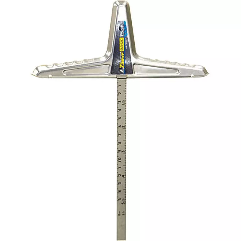 Shinwa Rules Round Saw Guide Ruler T Slide Basic Combination Scale, 24025977