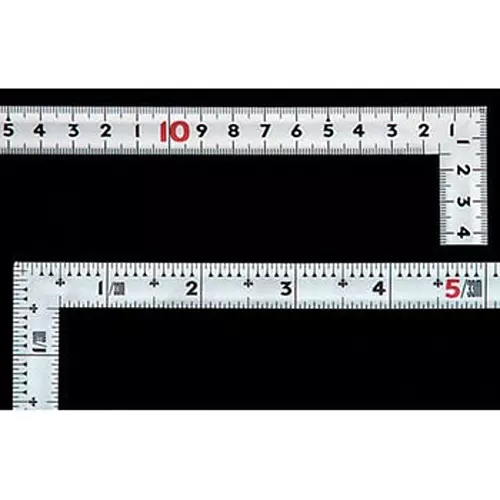 Shinwa Rules Curved Same Thickness Masterpiece Combination Scale Silver, 68535564