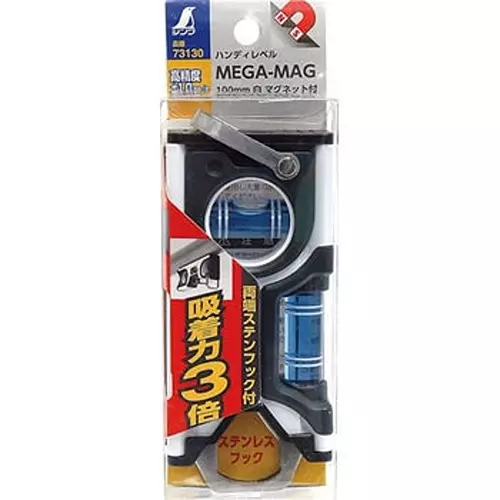 Shinwa Rules Handy Level MEGA-MAG 100 mm Nominal Size, 68539651-picture-17