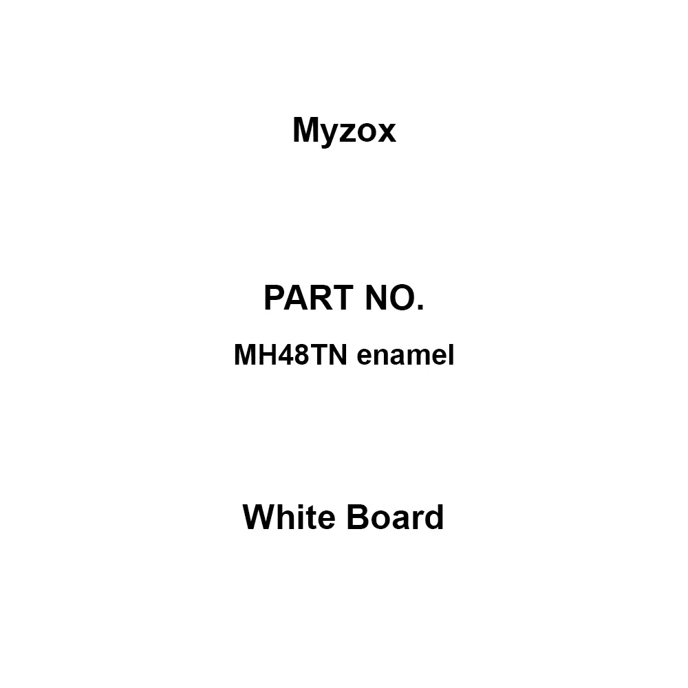 Myzox White Board, MH48TN enamel