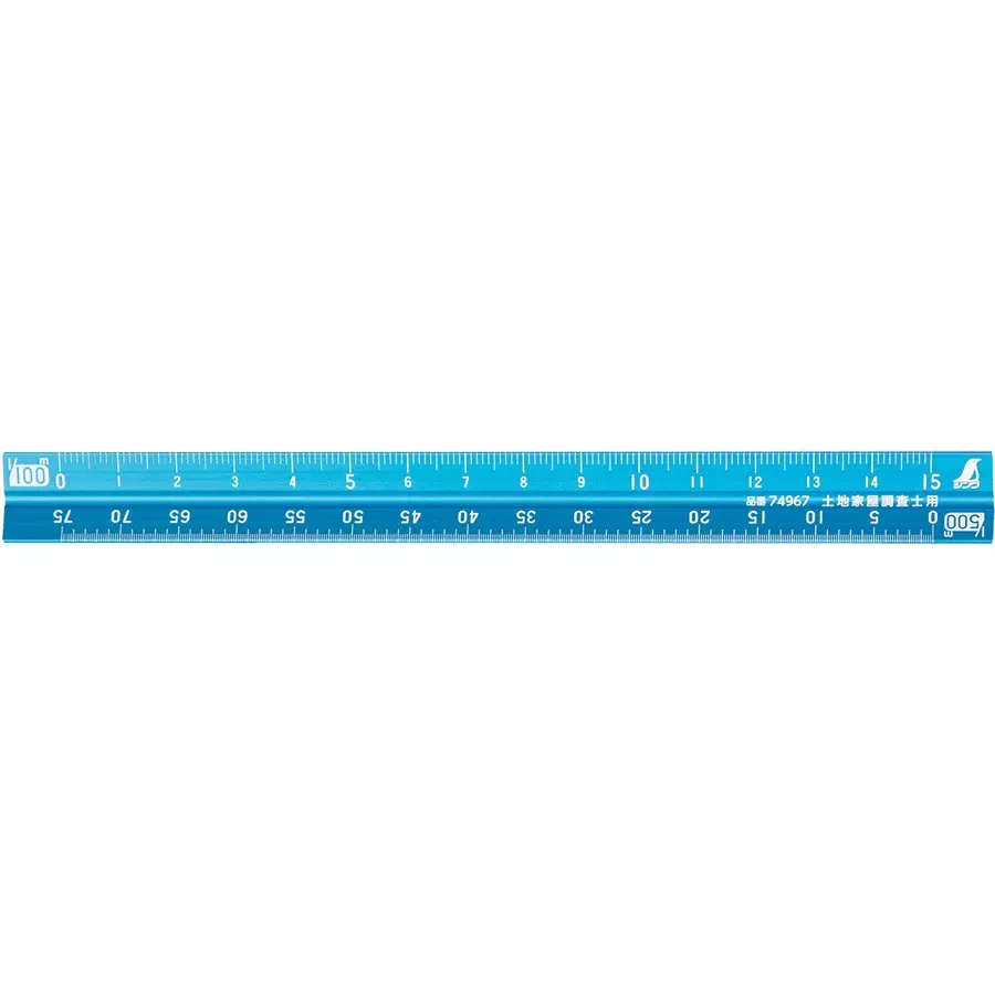Shinwa Rules Aluminum Triangle Scale A-15 for Land and House Inspector, 53030819