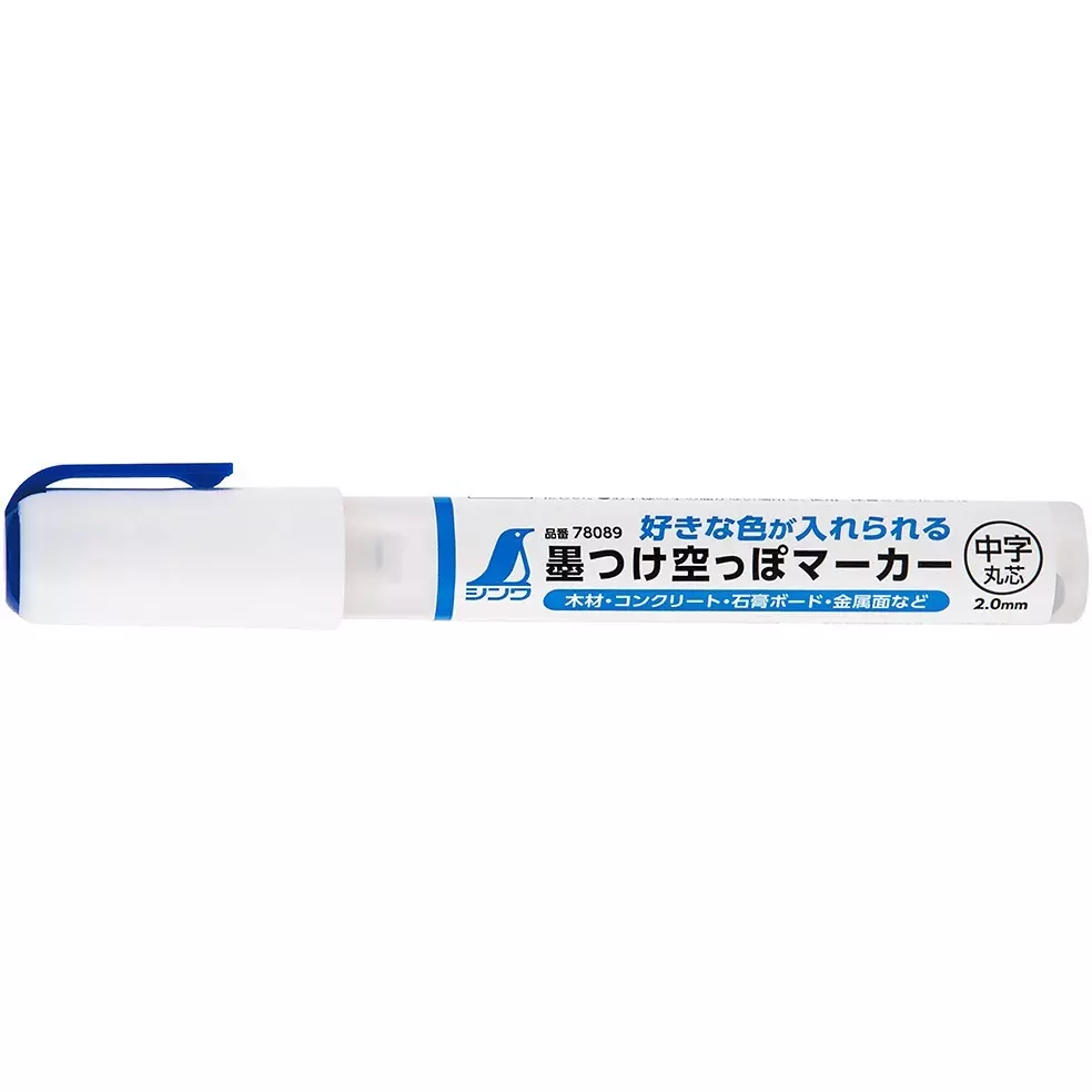 Shinwa Rules Ink Empty Marker 143x19x21 mm, 78089