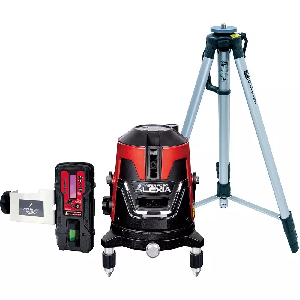 Shinwa Rules Laser Robo Lexia Red with General Calibration, 70944