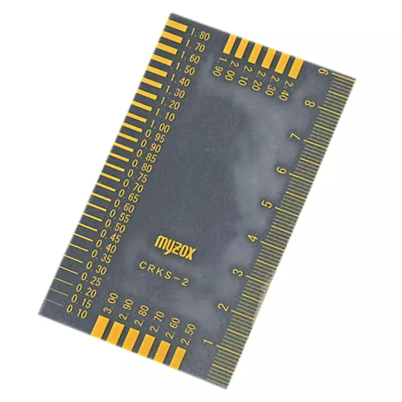 Myzox Crack Scale 0.10 to 3.0 mm Measuring Ranges, CRKS-2Y