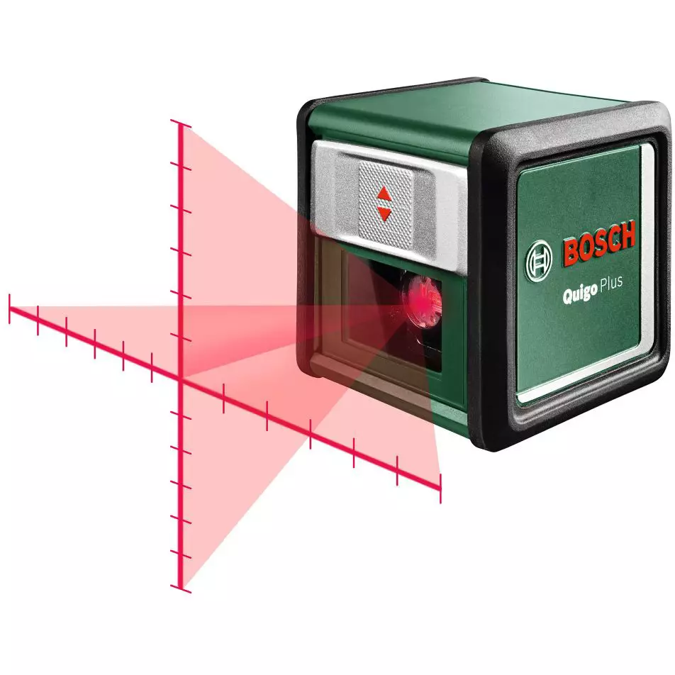 Bosch Cross Line Laser AAA alkaline battery x 2 Power Supply ±0.8 mm/m Measurement Accuracy About 5, QUIGO PLUS