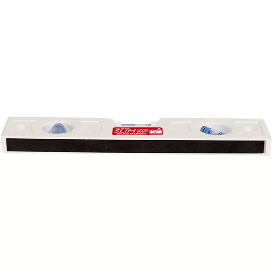 shinwa-rules-slim-level-200mm-white-with-back-magnet-23115584