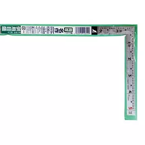 Shinwa Rules Curved Same Thickness Masterpiece Combination Scale Silver, 68535616