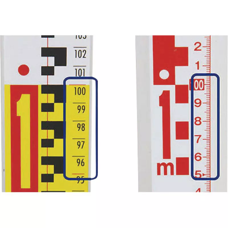 Shinwa Rules Aluminum Staff II 3000 mm Total Length, 73264