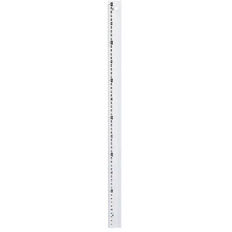 Shinwa Rules Aluminum Ruler Arusuke White Length Tolerance: ±0.28 mm, 65437