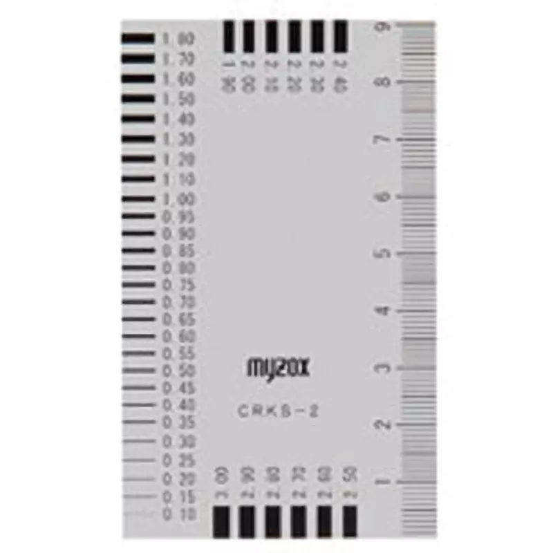 Myzox Crack Scale 0.10 to 3.0 mm Measuring Ranges, CRKS-2