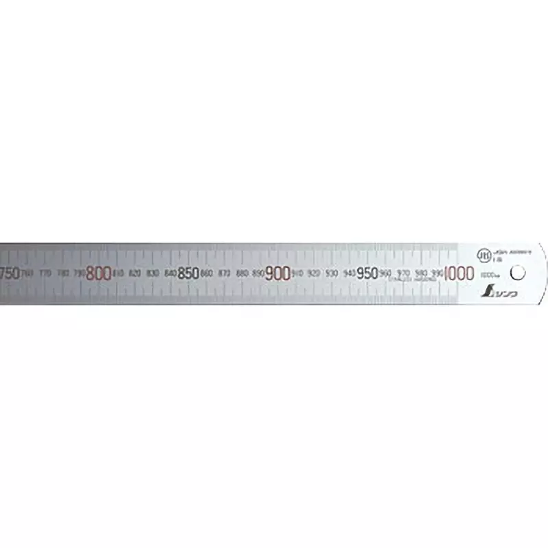 Shinwa Rules Top and Bottom 1 mm Pitch Type Straight Scale, 20721417