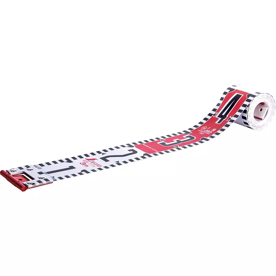 Shinwa Rules Fiberglass Leveling Rod Tape 3 m Total Length, 65770733