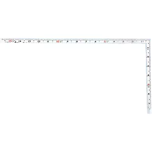 Shinwa Rules Stainless Steel Same Thickness Curved Scale Masterpiece 50 cm, 70066648