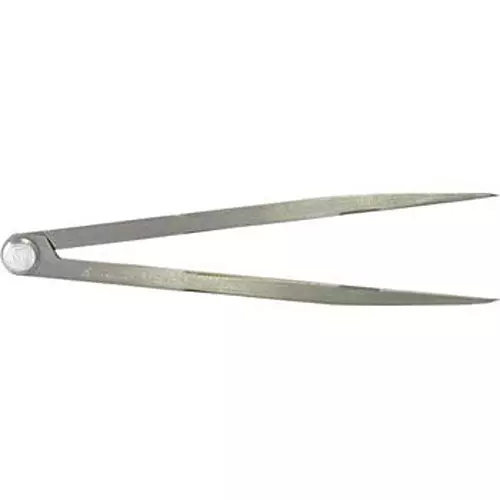 Shinwa Rules Carbon Steel Compass 250x21x12.5 mm, 77536