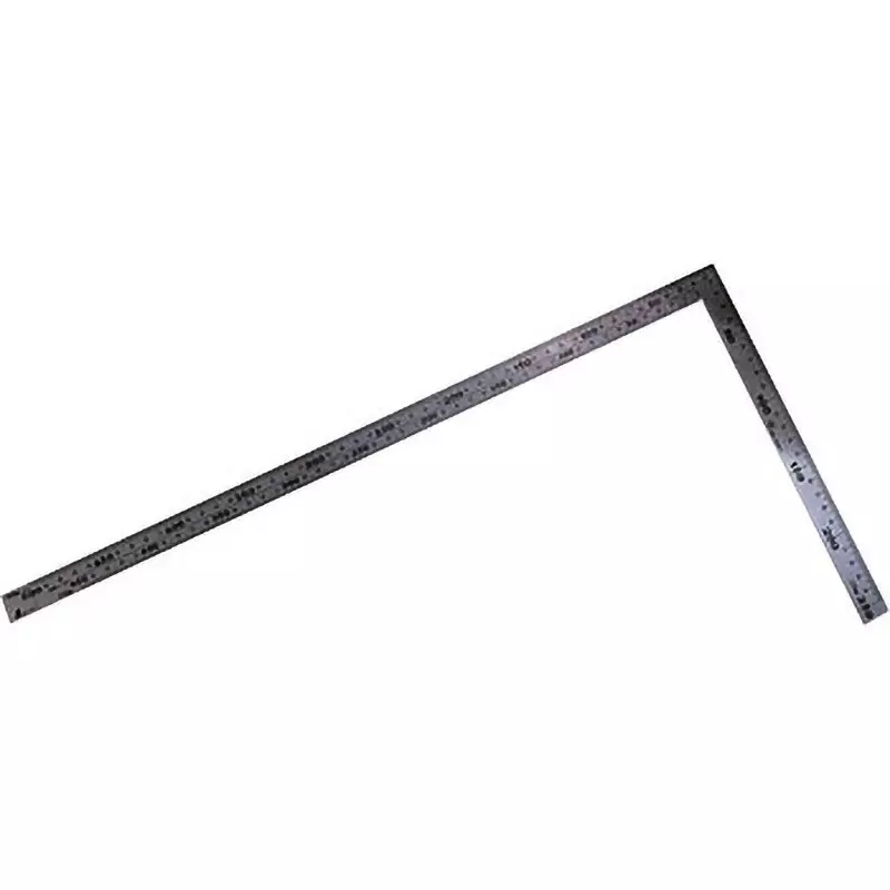 Shinwa Rules Square Scale Thick Wide Width Stainless Steel ± 0.2 mm or Less Length Tolerance, 11207