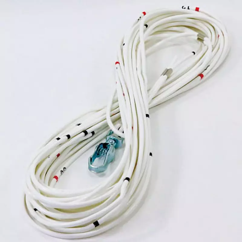 Myzox Fiberglass Rope 20 m Length Every 1 m red, every 50 cm black Scale 20/20℃ N Standard tension, GR5-20