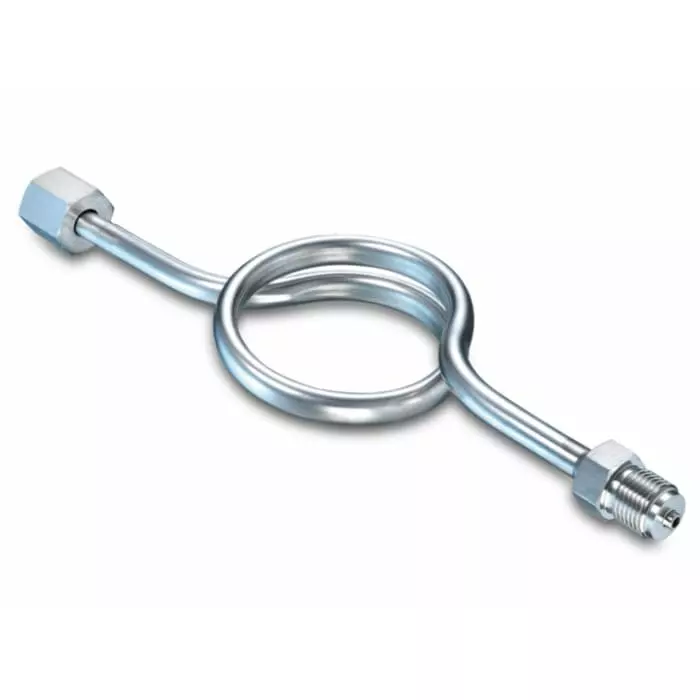 Bourdon DIN Connector, 1/2 NPT Female, For Use With Pressure Gauges, ASIP-10N60A