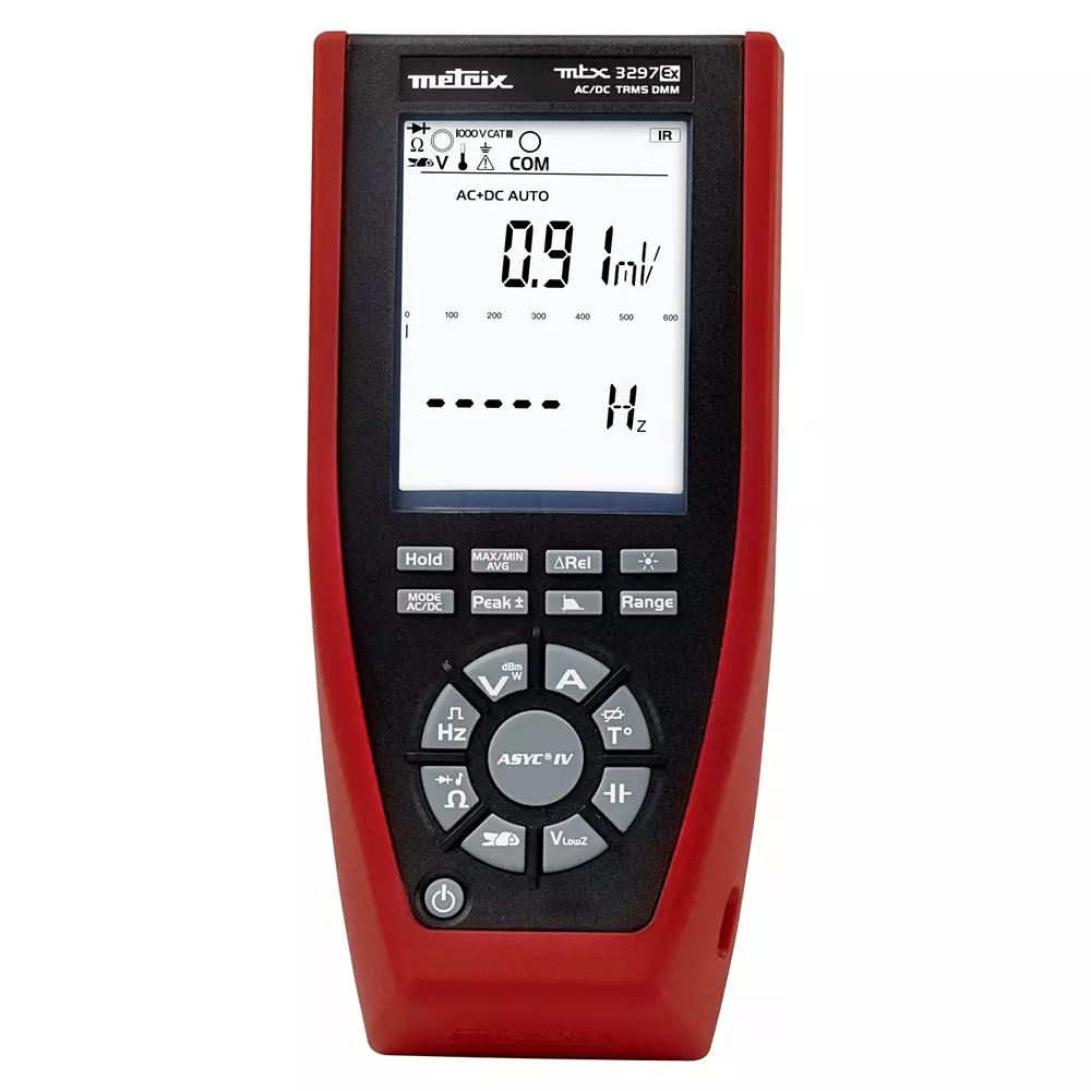 Metrix Digital Multimeter, 10A ac Max, 20A dc Max, 1000V ac Max, ATEX, MTX3297