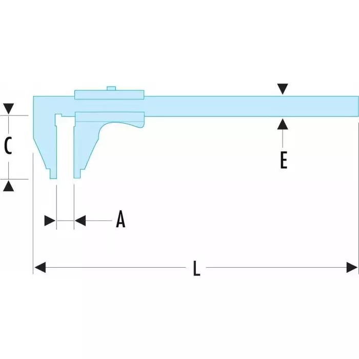 Facom 200mm Digital Caliper, Metric, 805.M