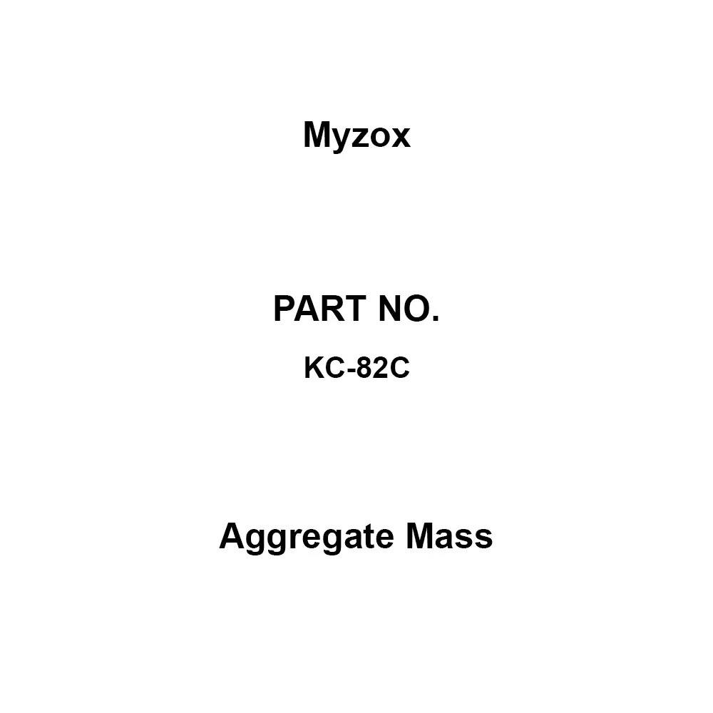 Myzox Aggregate Mass 30 L Capacity, KC-82C