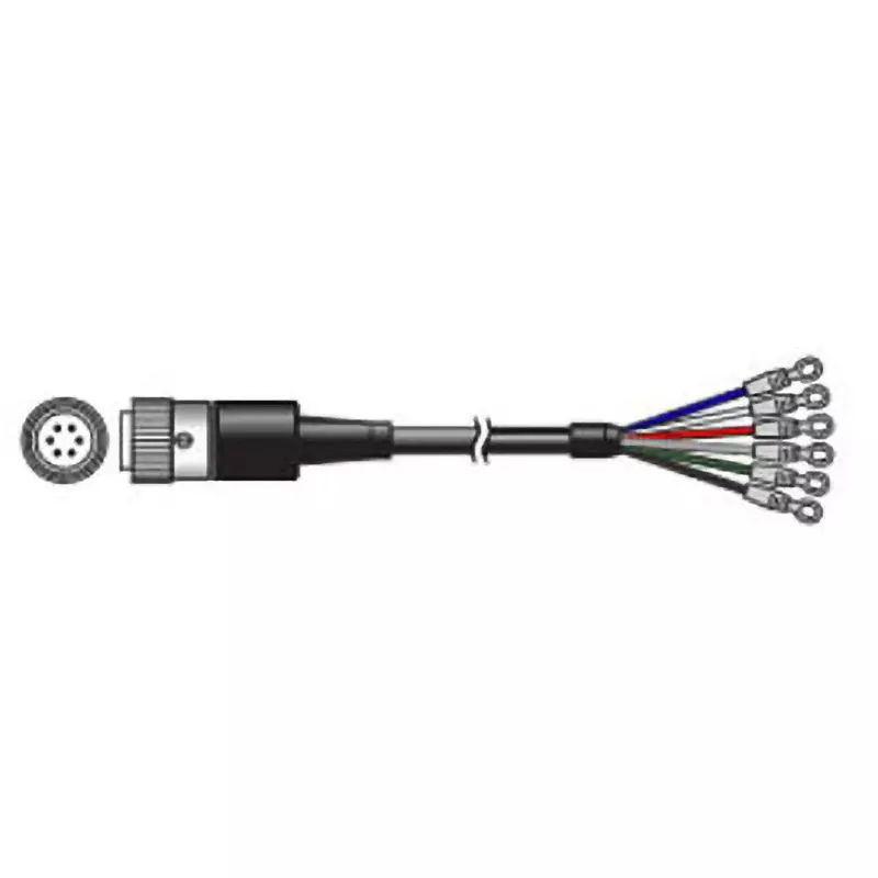 Ono Sokki Signal Cable (Connection source) R04-PB6 F / (Connection destination) TM1.25-3.5 s Connector, MX-7105