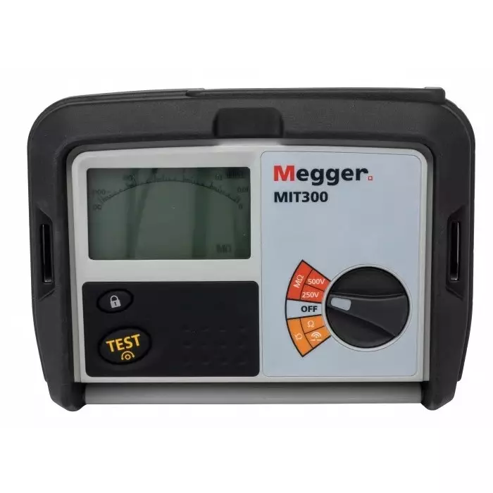 Megger MIT300 Insulation Continuity Tester, 250V Min, 500V dc Max, 999 mΩ Max, CAT III 600V, MIT300-EN