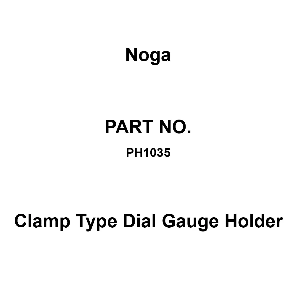 Noga Clamp Type Dial Gauge Holder Φ12x170 mm, PH1035