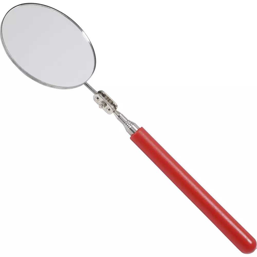 MonotaRO Inspection Mirror Φ86 mm Size 278 to 748 mm Overall Length, 54778055