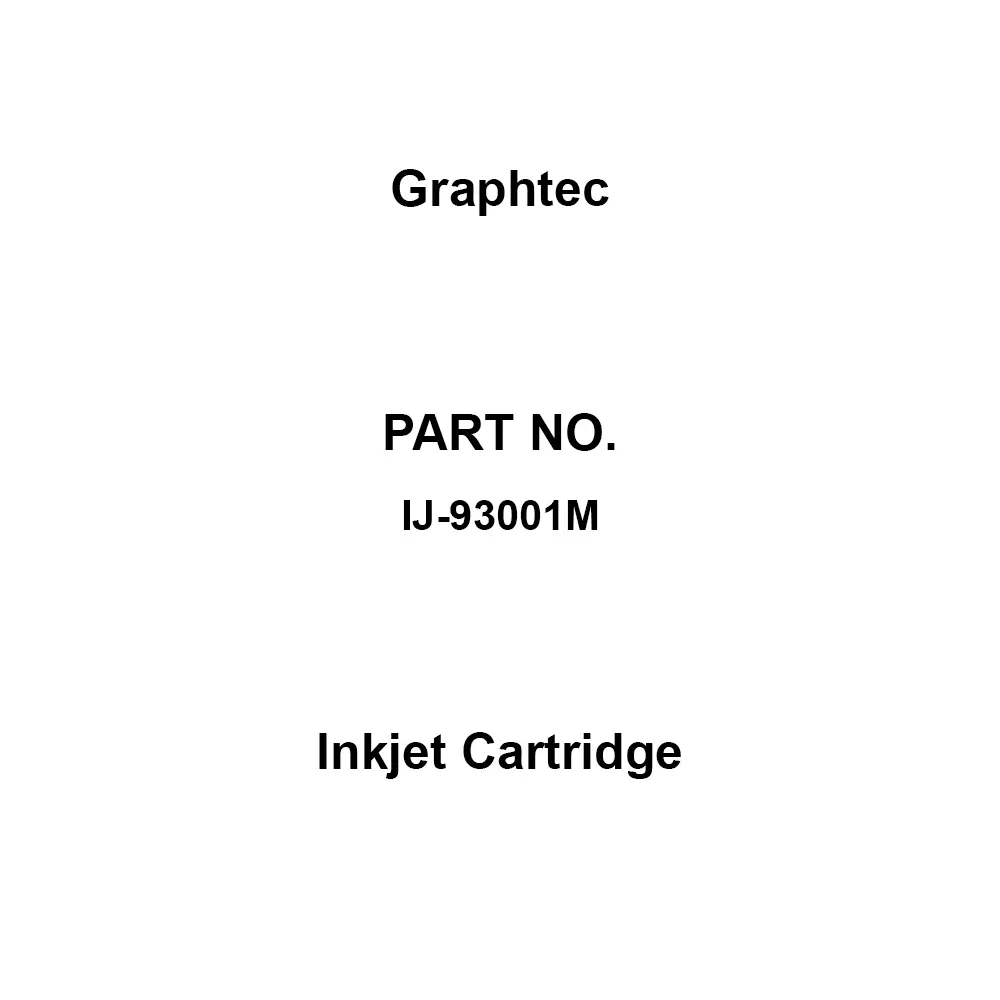 Graphtec Inkjet Cartridge 130.0 mL Capacity, IJ-93001M