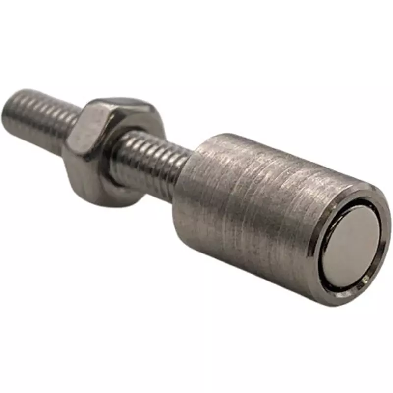 LACTEM Round Holder 7 Attracting Force (N) M3 Nominal Size of Screw Electroless nickel plating Surface Treatment, RHMM6-3-15