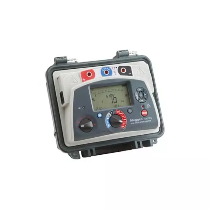 Megger MIT525 Insulation Tester, 250V Min, 5000V Max, 10T Ω Max, CAT IV, 1002-691