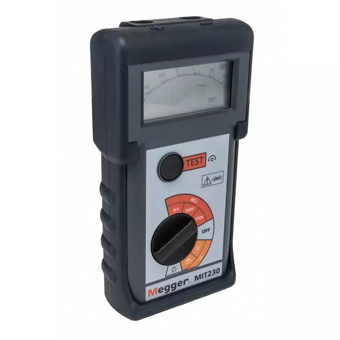 Megger MIT230HD Insulation Continuity Tester, 250V Min, 1000V Max, 1000 mΩ Max, CAT III 600V, MIT230HD-EN