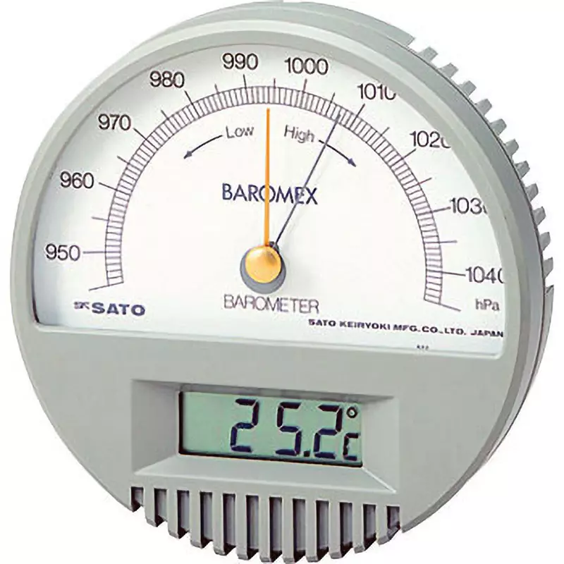 Sato Keiryoki Barometer 945 to 1045 Measuring Range, 7612-00