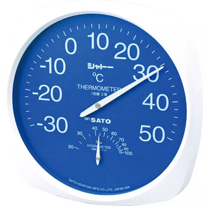 Sato Keiryoki Thermo-Hygrometer -30 to 50 ℃ Temperature Measurement Range, TH-300(1013-00)