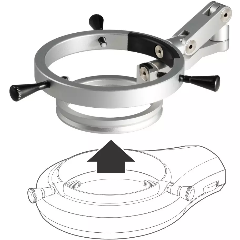 Micronet Adapter 3 D-AD main body Set Contents [Lighting side] 59 [Microscope side] 50 to 70 Mounting Diameter (Φmm), 3D-AD