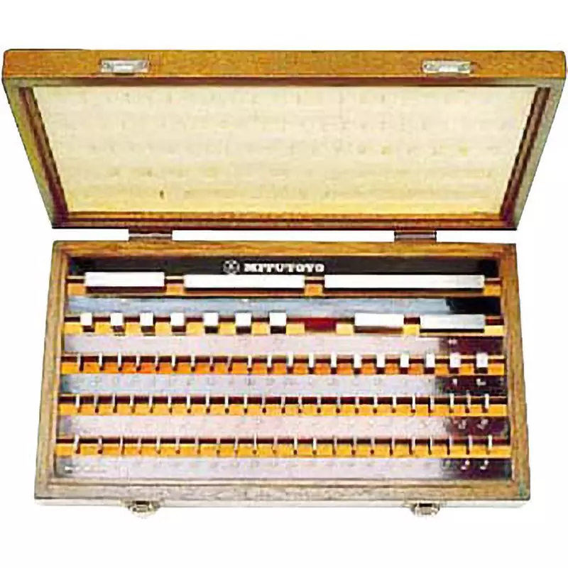 Mitutoyo Steel 1 mm Base Standard Set Level 2, BM1-76-2 (Set of 76 Pcs)