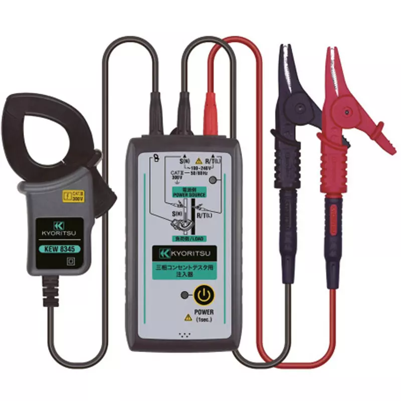 Kyoritsu Injector 4555 BT Compatible Models 1.5 m Cable Length IEC 61010-1, IEC 61010-031, IEC 61010-2-032 CAT, KEW8345