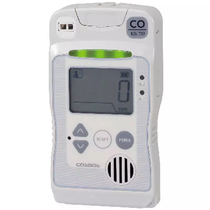 Cosmos Stationary Gas Alarm DC24 V±10% Power Supply Within ± 30% of the alarm set value,, KS-7D-CO (Full scale 150 ppm)