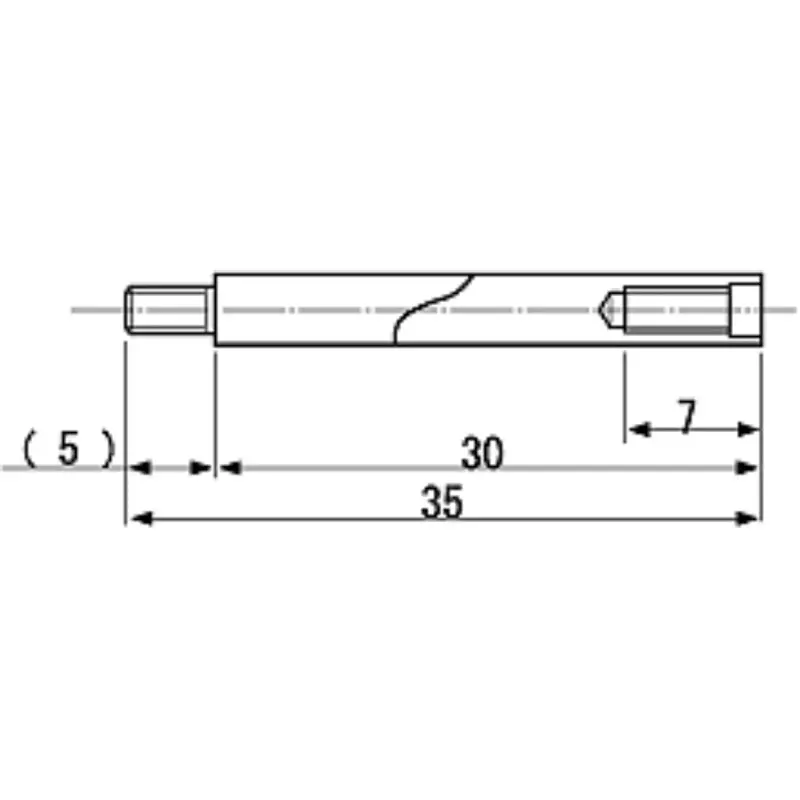 Ono Sokki Extension Spindle M2.5 Thread, AA-844