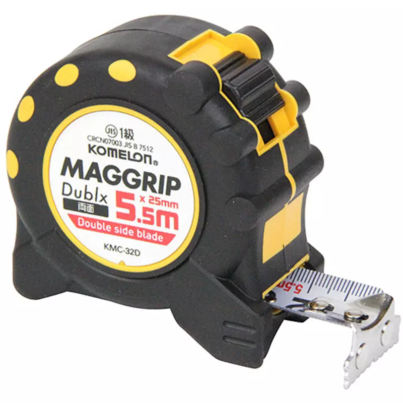 KOMELON Maggrip Rust-resistant stainless steel spring Specifications Both sides Scale Type 5.5 Tape Length (m), KMC-32D 24PBOX