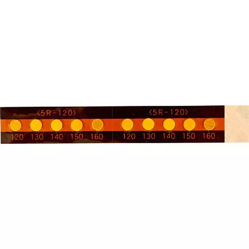 MonotaRO Temperature Indicating Label 120-130-140-150-160℃ Discoloration temperature, M5-120