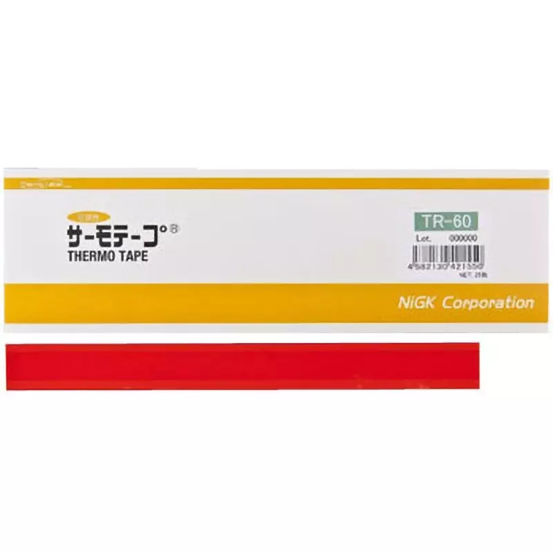 Nisshinbo Giken Kogyo Thermo Tape Temperature Indicator Tape 50℃ Discoloration temperature, TR-50
