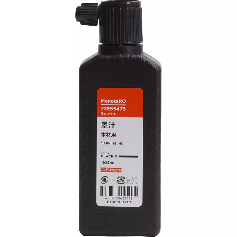 MonotaRO Ink For Wood 180 ml Black 55x160 mm, 73555475