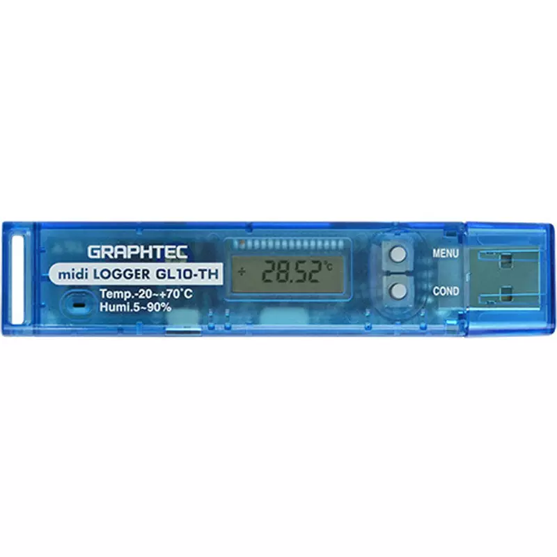 Graphtec Midi Logger -20 to +70 ℃ Temperature Measurement Range, GL10-TH